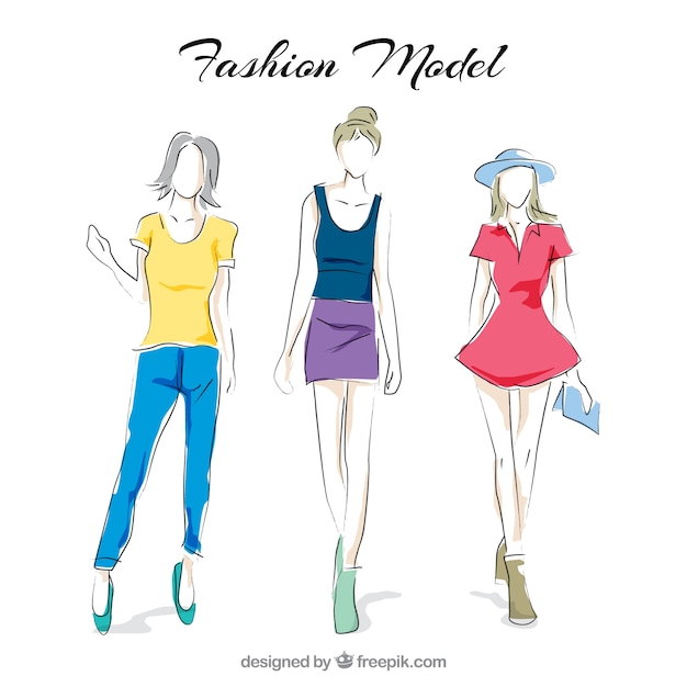 Free Vector fashion models