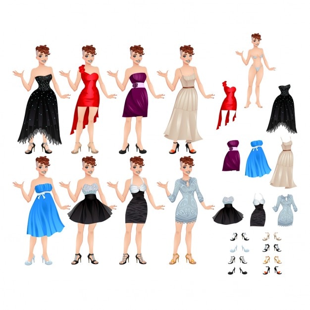 Free Vector fashion styles