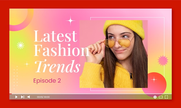 Fashion trends youtube thumbnail