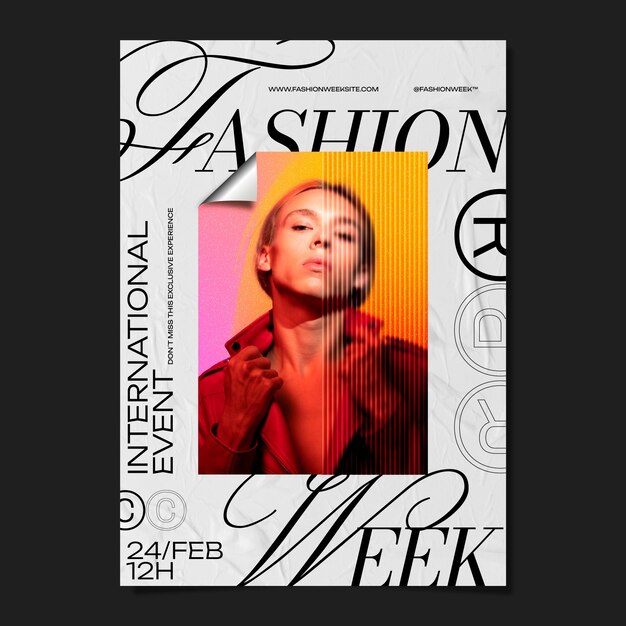 Fashion week template design