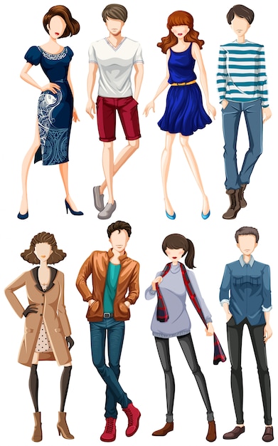 Free vector fashion