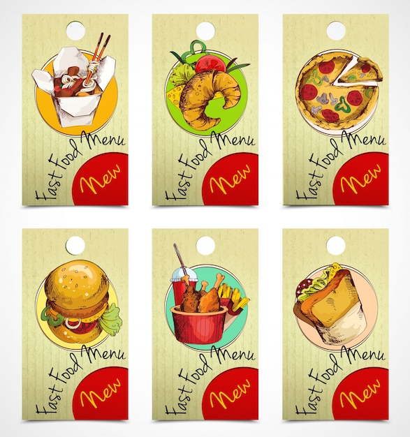 Fast food tags