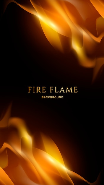 Free Vector fire and flame background