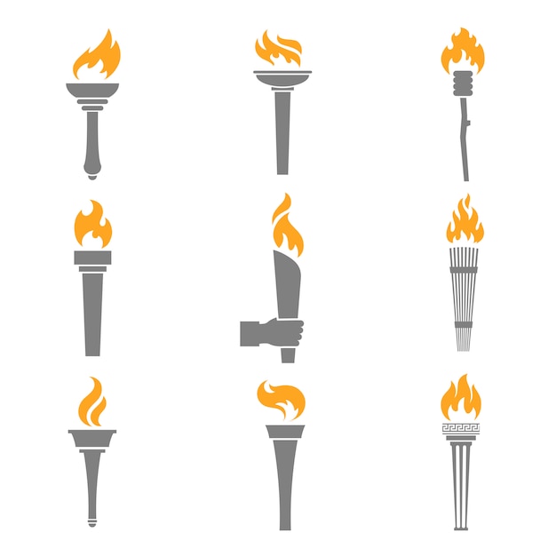 Fire Torch Icons