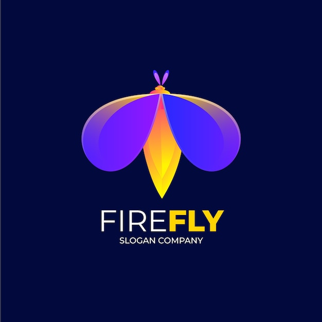 Firefly branding logo template