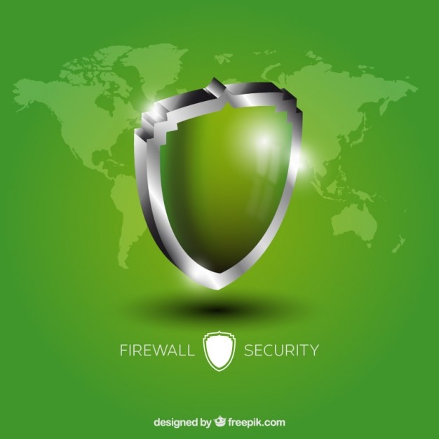 Free Vector firewall security