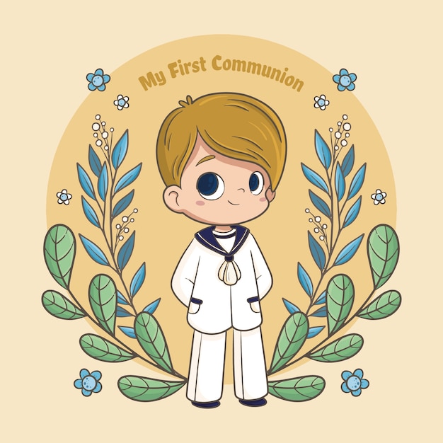 First communion illustration