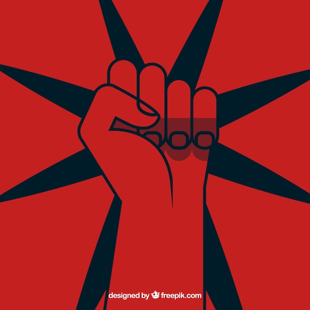 Free Vector fist vector image