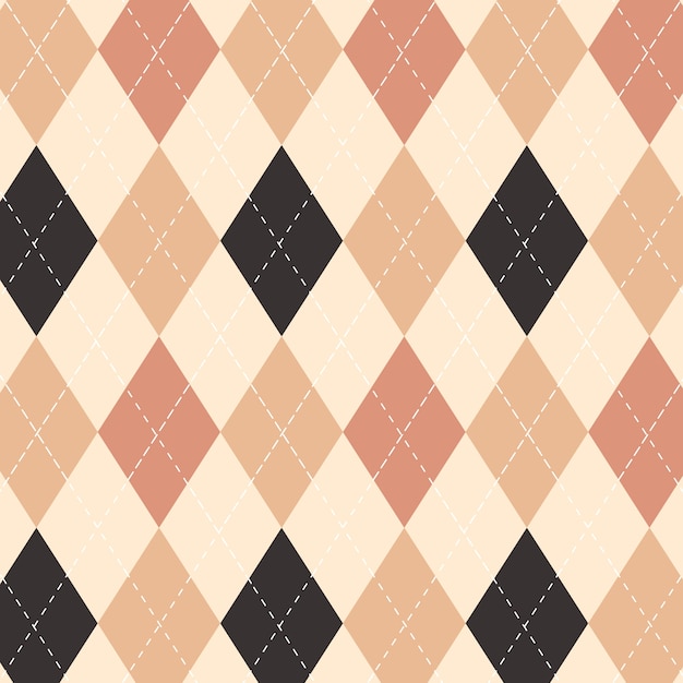 Free vector flat argyle pattern