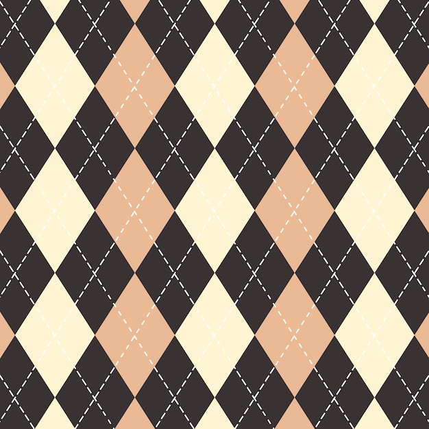 Free vector flat argyle pattern