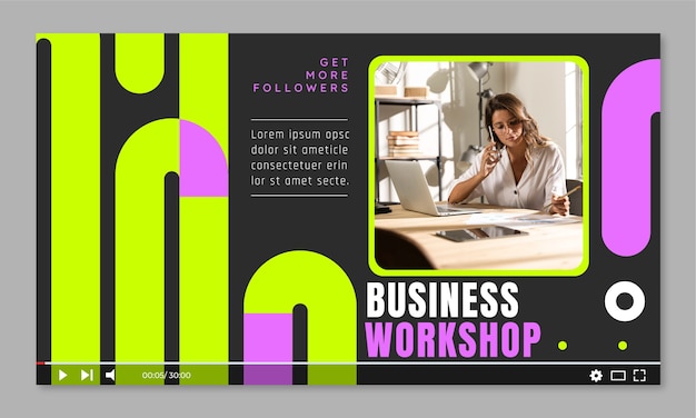 Flat business workshop youtube thumbnail