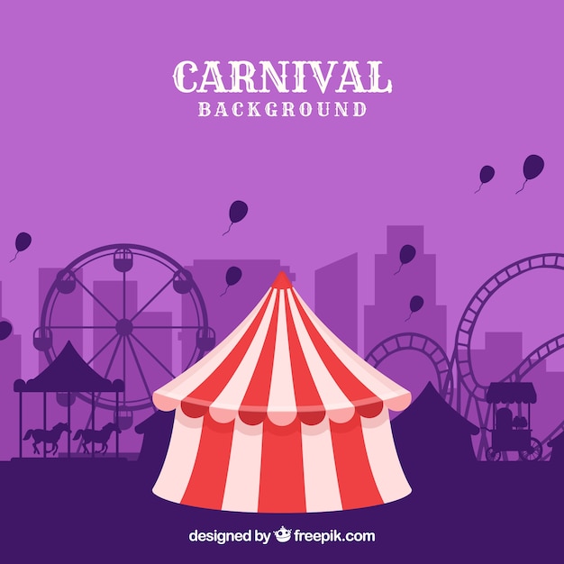 Free Vector flat carnival background