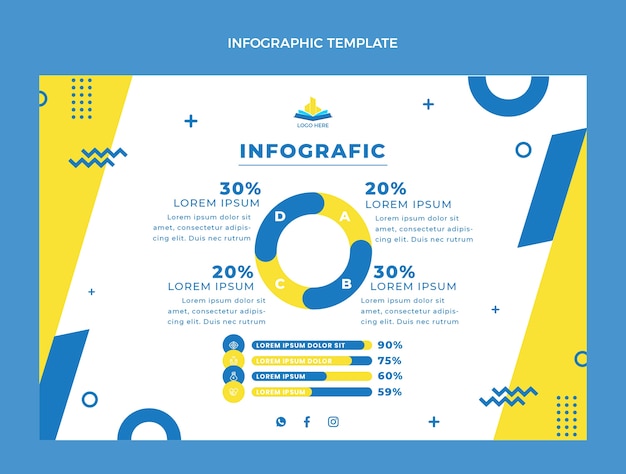 Free Vector flat dedsign minimal international school infographic