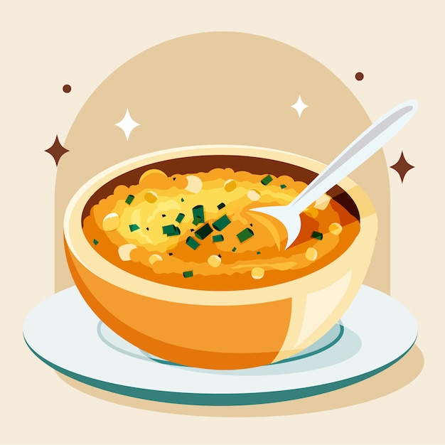 Free Vector flat delicious locro illustration