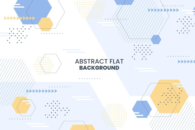 Free vector flat design abstract background