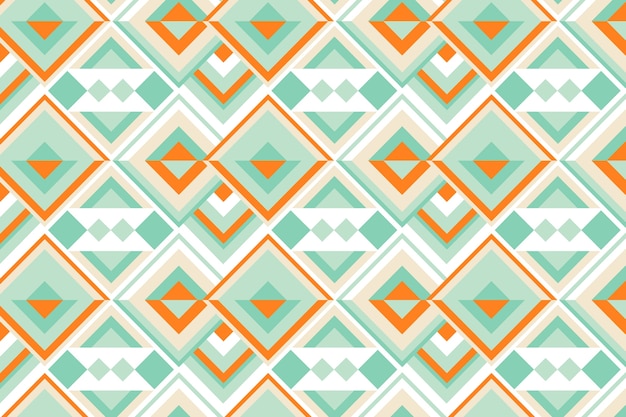 Flat design colorful geometric pattern