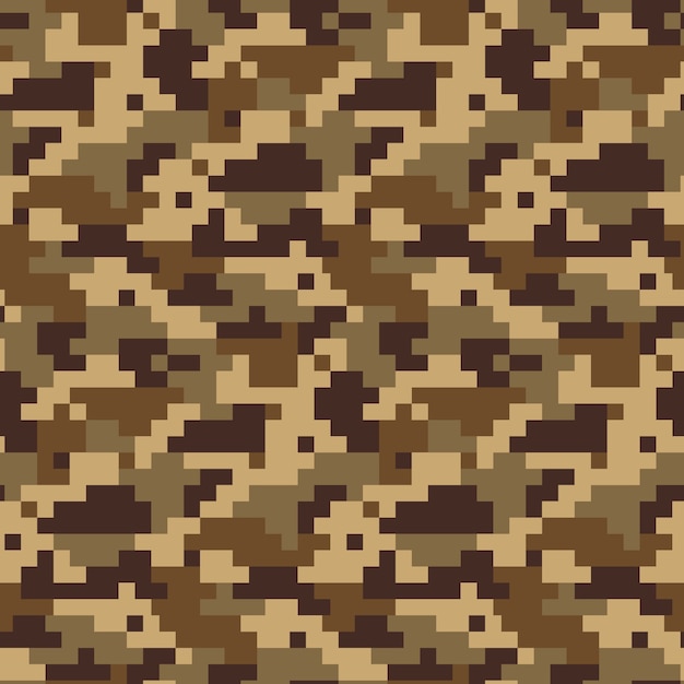 Flat design digital camo pattern