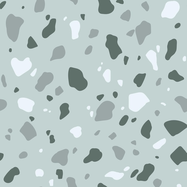 Free Vector flat design monochromatic terrazzo pattern