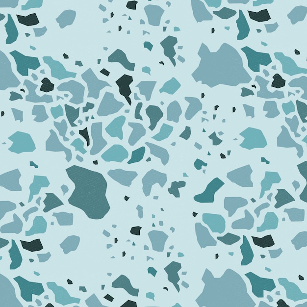 Free Vector flat design monochromatic terrazzo pattern