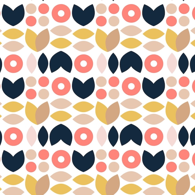 Flat design scandinavian design patten