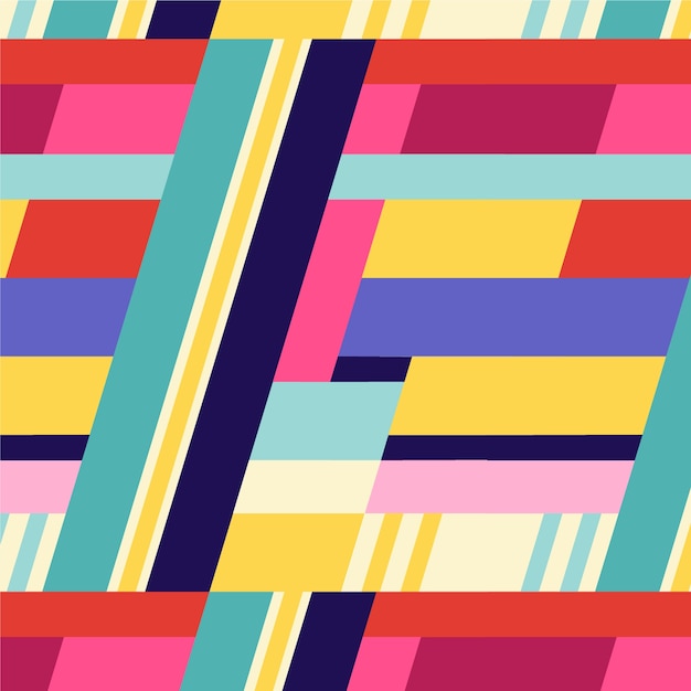 Free vector flat design stripes pattern