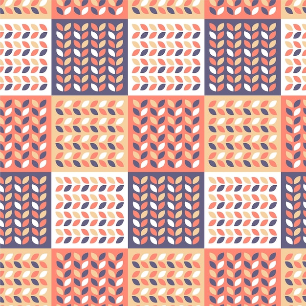 Free vector flat scandinavian design pattern