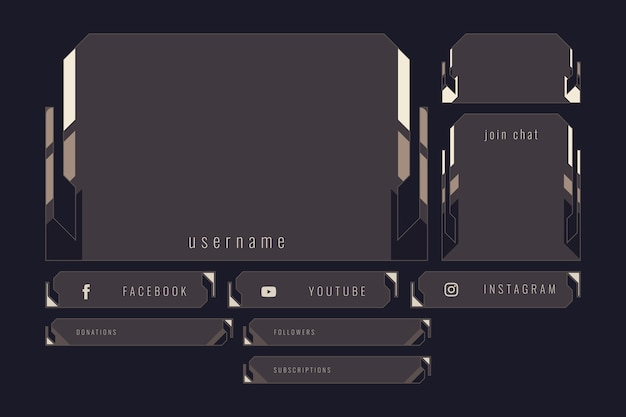 Flat twitch panels