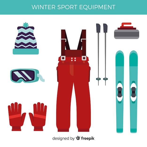 Flat winter sport equipment