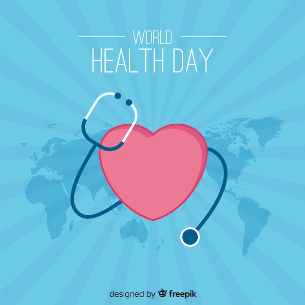 Free Vector flat world health day background