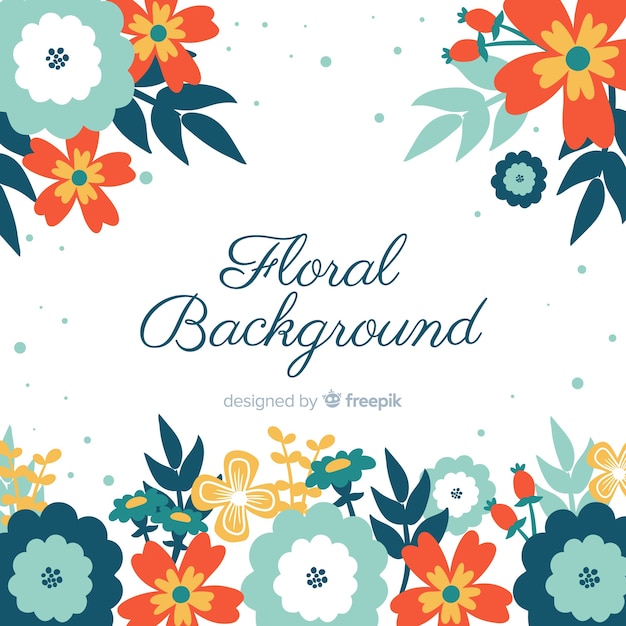 Free Vector floral background