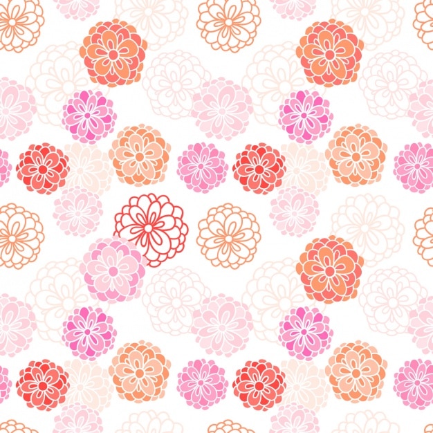 Free vector floral pattern design