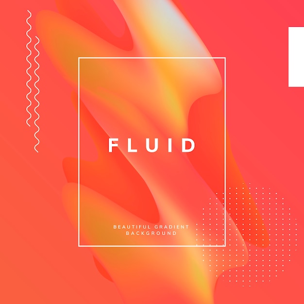 Free Vector fluid gradient wallpaper design