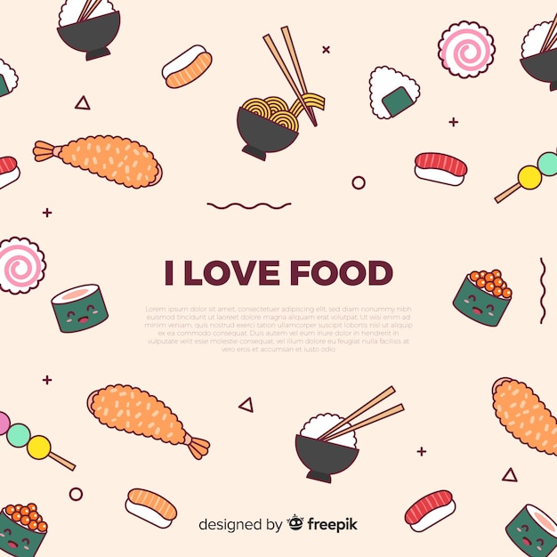 Free Vector food background