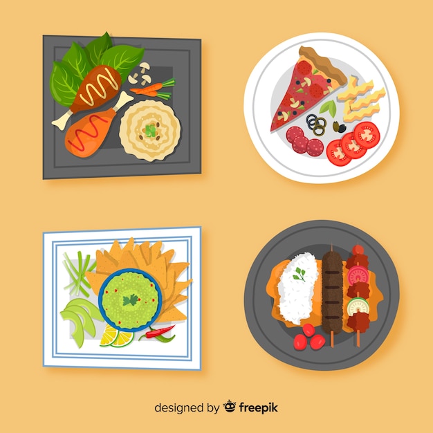 Free Vector food collection