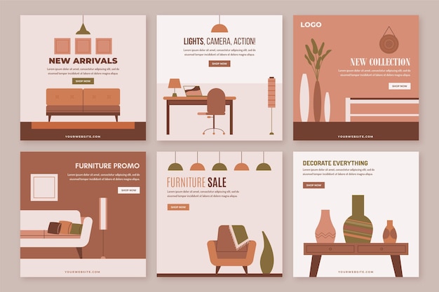 Furniture sale ig post pack with image