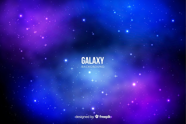 Free Vector galaxy background