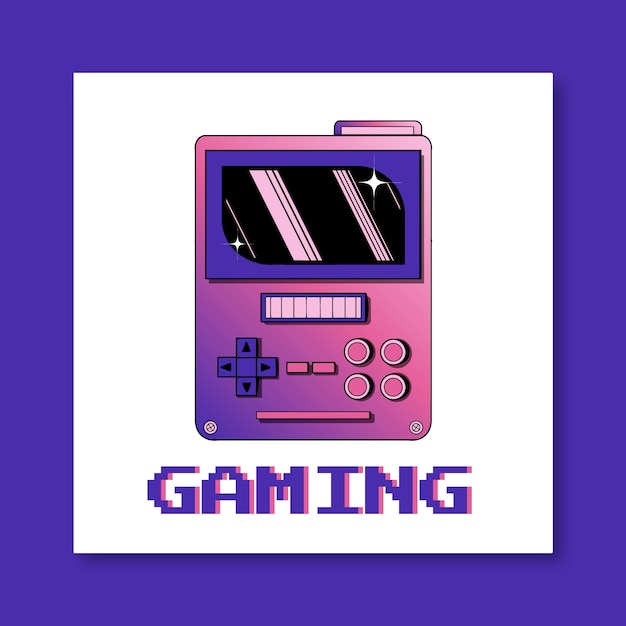 Gaming  sticker template design