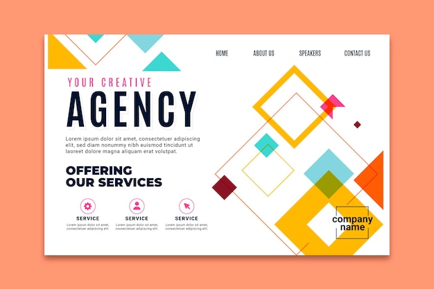 General business landing page