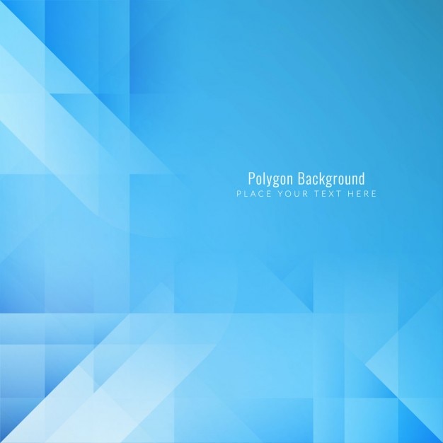 Free Vector geometric background, blue polygonal shapes