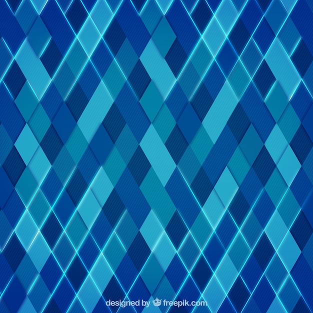 Free vector geometric background in blue tones