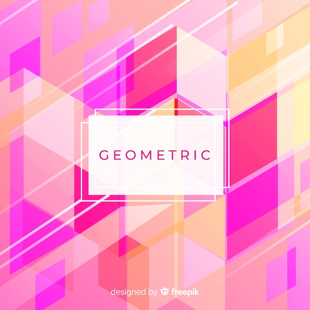 Free vector geometric background