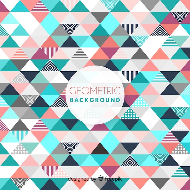 Free vector geometric background