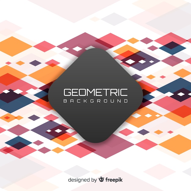 Free vector geometric background