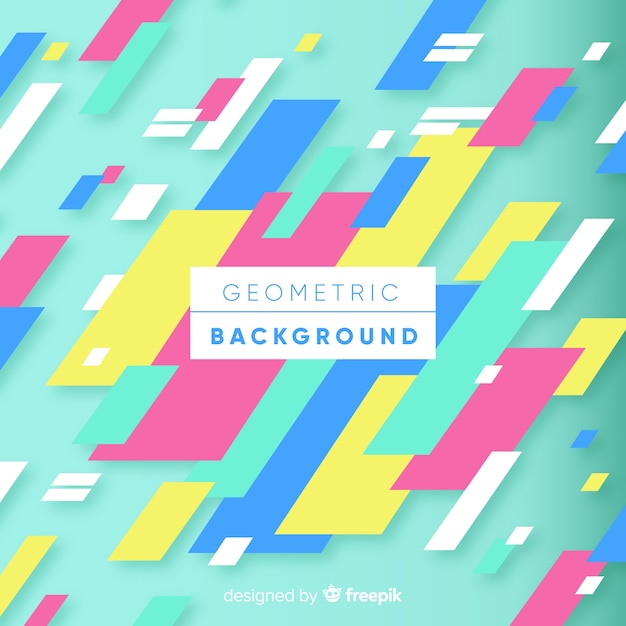 Free vector geometric background