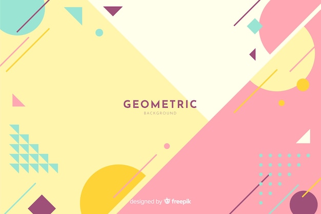 Free Vector geometric background