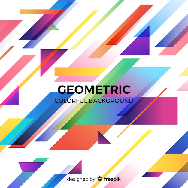 Free Vector geometric colorful background