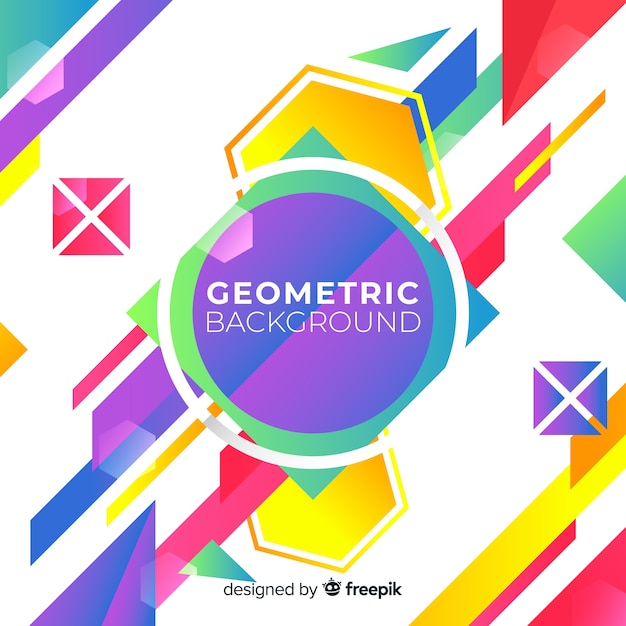 Free Vector geometric colorful background