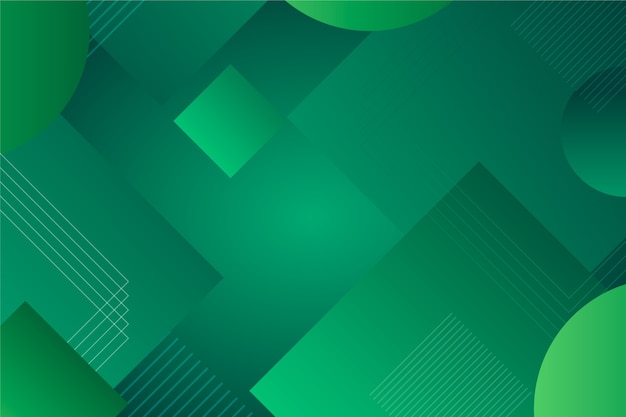 Free vector geometric green abstract background