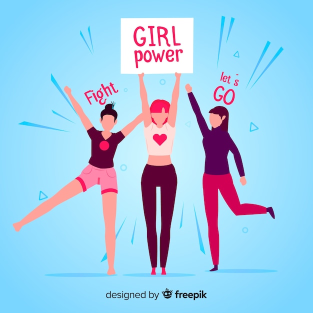 Free Vector girl power