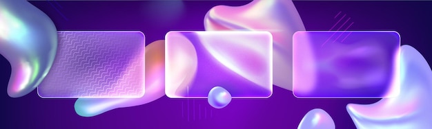 Glass morphism background